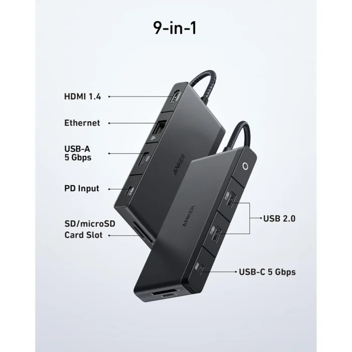 Anker 552 USB-C Hub (9-in-1, 4K HDMI)