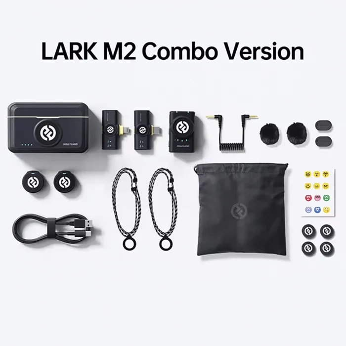 Hollyland Lark M2 Wireless Lavalier Microphone Combo