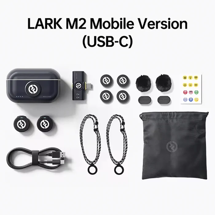 Hollyland Lark M2 Wireless Lavalier Microphone Combo