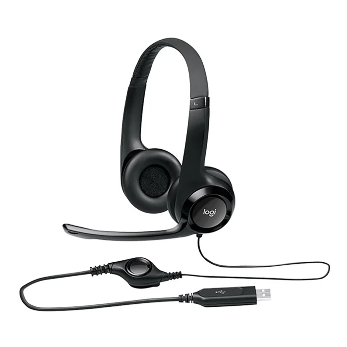 Logitech H390 - Wired USB Headset with Noise-Canceling Mic