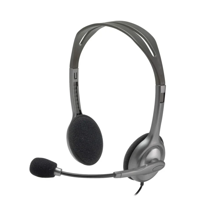 Logitech H110 - On-Ear Wired Stereo Headset with Mic