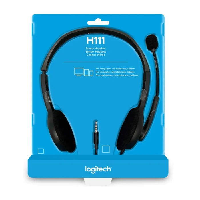 Logitech H111 - On-Ear Wired Stereo Headset