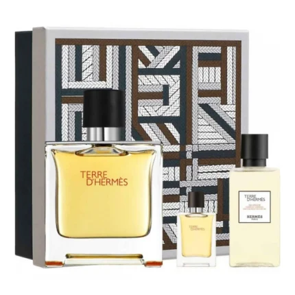 Hermes Terre D’Hermes Pure Perfume 3-Piece EDT Gift Set