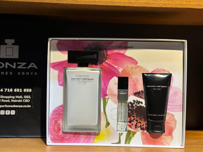 Narciso Rodriguez Pure Musc For Her (W) Gift Set - EDP 100ml+ EDP 10ml + Bl 50ml - Image 2